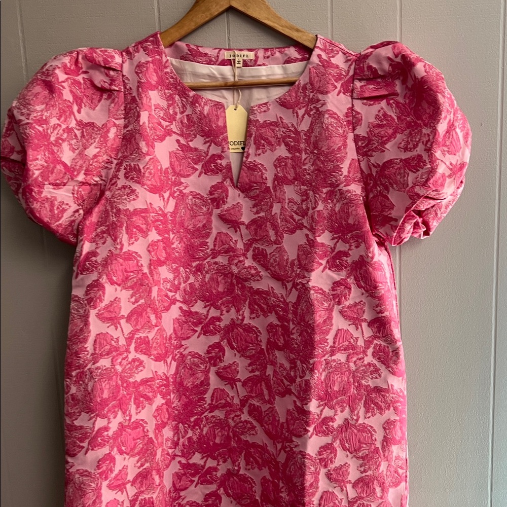 NWT Jodifl Dress Large Pink - Picture 2 of 16